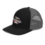 Coastal Roots Black and Grey Trucker Cap