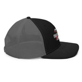 Coastal Roots Black and Grey Trucker Cap