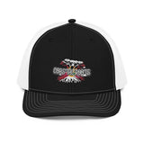 Coastal Roots Black and White Trucker Cap