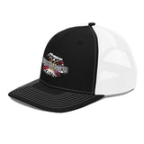 Coastal Roots Black and White Trucker Cap