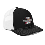 Coastal Roots Black and White Trucker Cap