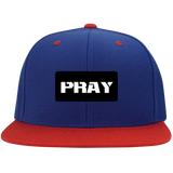 Pray Flat Bill High-Profile Snapback Hat