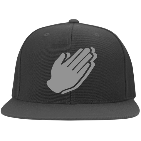 Praying Hands Flat Bill Twill Flexfit Cap