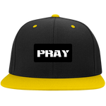 Pray Flat Bill High-Profile Snapback Hat