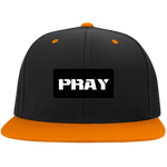 Pray Flat Bill High-Profile Snapback Hat