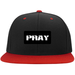 Pray Flat Bill High-Profile Snapback Hat