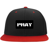 Pray Flat Bill High-Profile Snapback Hat