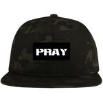 Pray Flat Bill High-Profile Snapback Hat