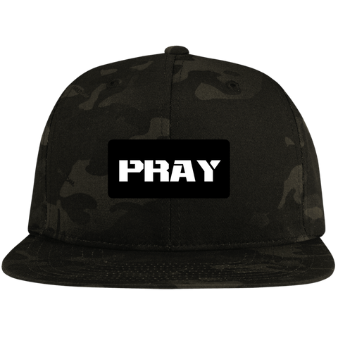 Pray Flat Bill High-Profile Snapback Hat