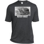 Never Forget BWS Tall Heather Dri-Fit Moisture-Wicking T-Shirt