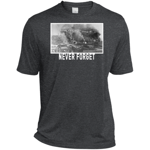 Never Forget BWS Tall Heather Dri-Fit Moisture-Wicking T-Shirt