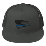 Blue Line Trucker Cap