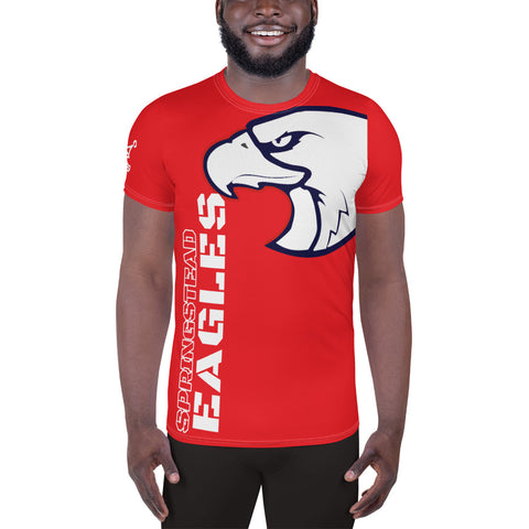 "Fear The Eagle" Men's Athletic T-shirt